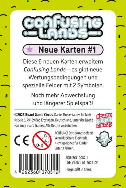 Confusing Lands: Neue Karten #1 box