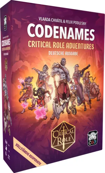 Codenames: Critical Role Adventures box