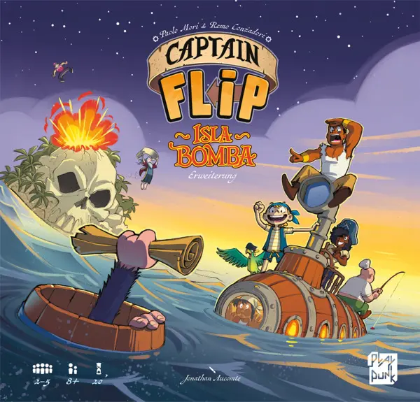 Captain Flip - La Isla Bomba box