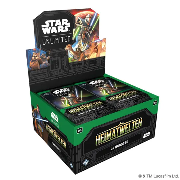 SW: Unlimited - Homeworlds (Booster-Display) EN box