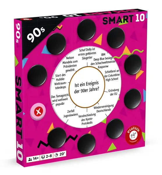 Smart 10 Themenfragen 90s box