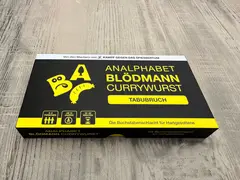 ANALPHABET BLÖDMANN CURRYWURST Tabubruch box