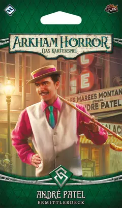 Arkham Horror: The Card Game – André Patel Investigator Deck box